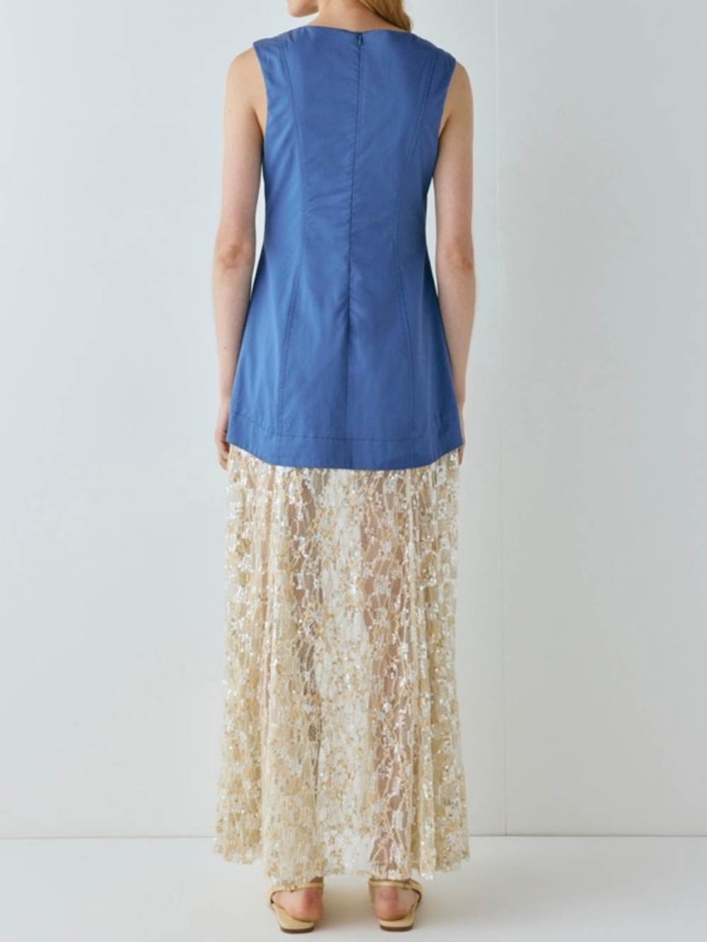 NWT • Robbie sequin dress in cobalt - Picture 3 of 8